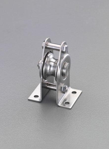 エスコ ESCO 75mm/250kg 縦型固定滑車(1車/メタル) 000012346368 WO店
