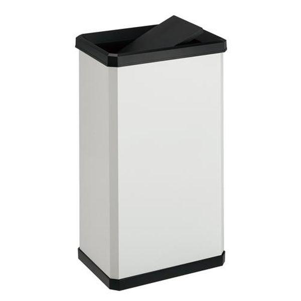 エスコ ESCO 23.0L ダストボックス (スイング蓋付/オフホワイト) EA995A-502 WO店