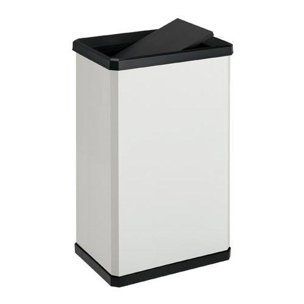 エスコ ESCO 37.0L ダストボックス (スイング蓋付/オフホワイト) EA995A-507 WO店