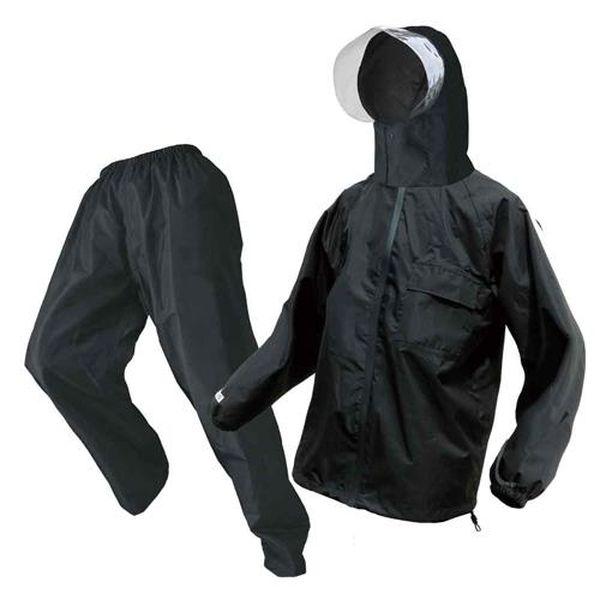 エスコ ESCO [4L] 透湿性レインウェアー (黒) EA996XZ-25B WO店