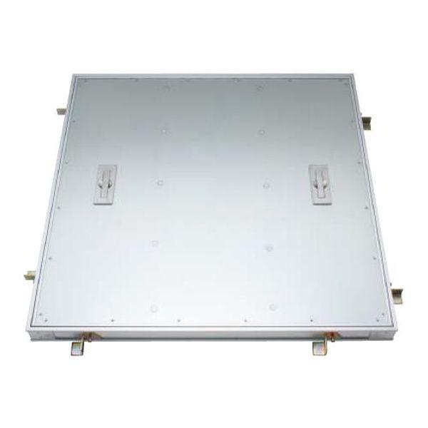 エスコ ESCO 450角用フロアハッチ（張物用／把手式／アルミ目地） EA997LE-91 WO店 15,670円