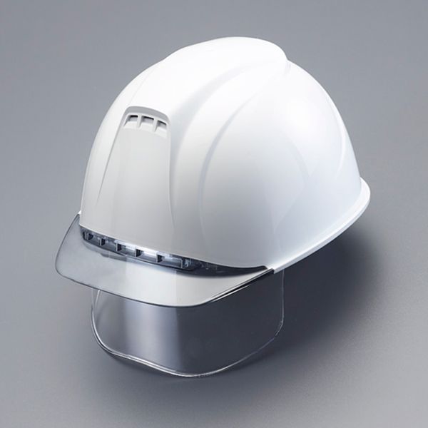 エスコ ESCO ヘルメット(エアライト/ワイドシールドレンズ付/白 EA998BB-6 WO店の通販は 9,633円
