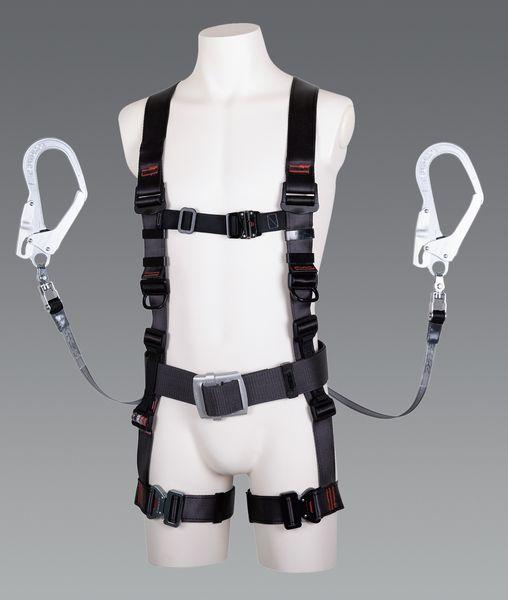 エスコ (ESCO) 墜落制止用器具(フルハーネス/巻取式ランヤード付) EA998FF-21 墜落制止用器具 フルハーネス&frasl;巻取式ランヤード付 EA998FF-42 エスコ