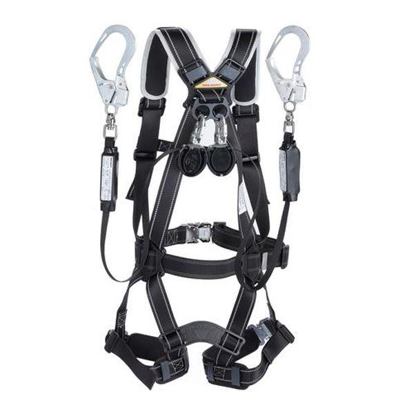 エスコ (ESCO) 墜落制止用器具(フルハーネス/巻取式ランヤード付) EA998FF-21 墜落制止用器具 フルハーネス&frasl;巻取式ランヤード付 EA998FF-42 エスコ