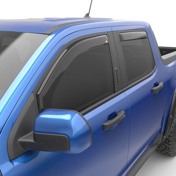 EGR 22-23 Ford Maverick Lariat XL XLT Front/Rear Window Visors - Dark Smoke Finish egr573591 WO店 13,241円