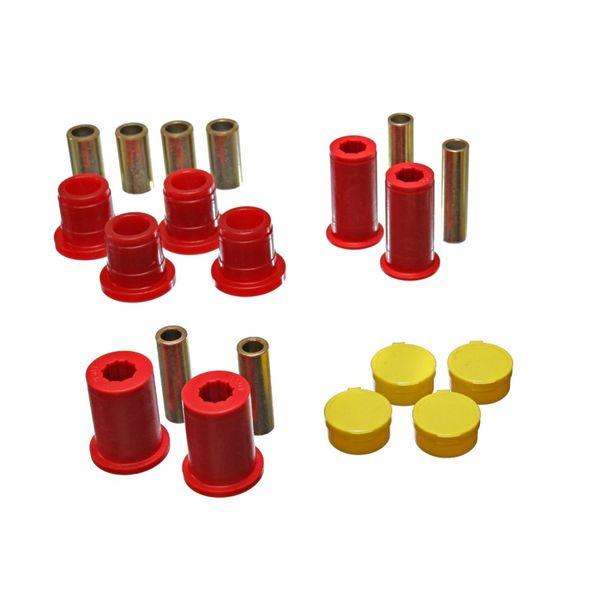 Energy Suspension 97-01 Dodge Dakota 2WD Red Front Control Arm Bushing Set eng5.3122R WO店