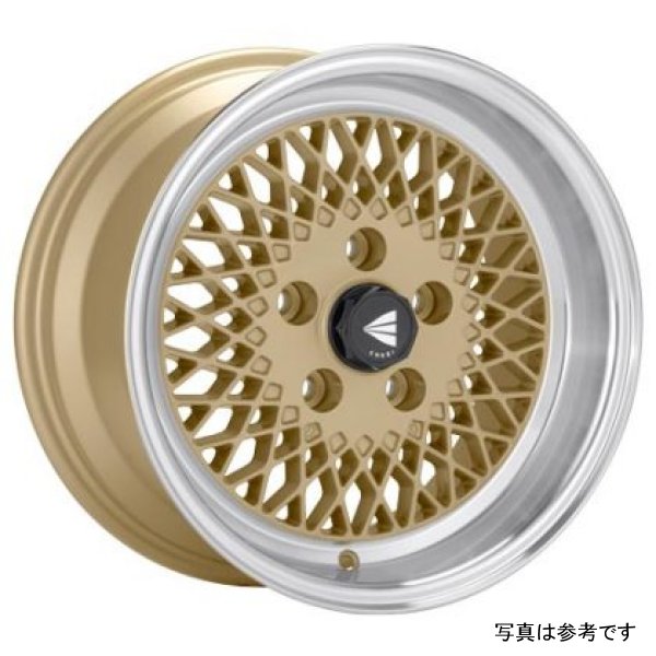 Enkei92 Classic Line 15x7 38mm オフセット 4x100 ボルト Pattern Gold ホイール ENK465-570-4938GG WO店