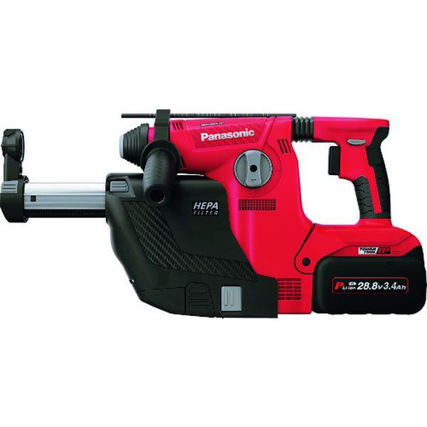 EZ7881PC2VR  28.8V 充電ハンマードリル 集塵ありセット 赤 EZ7881PC2VR-TN WO店