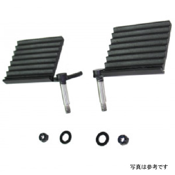 Fishbone Offroad フットペグセット グロスブラック 76-06 Jeep CJ YJ