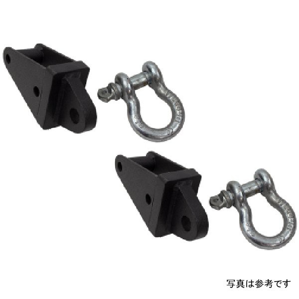 Fishbone Offroad 07-18 JK Wrangler Rubicon and Unlimited Jeep JK Rear D-Ring Frame Mounts fboFB22136 WO店の通販は