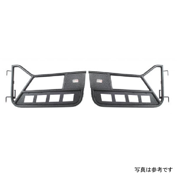 Fishbone Offroad フロントチューブドア ブラック スチール 97-06 Jeep Wrangler TJ FBOFB24077 WO店