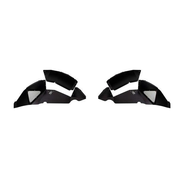 Fishbone Offroad 2018+ Jeep Wrangler JL Rear Pair Aluminum - Black Powdercoat fboFB33130R WO店