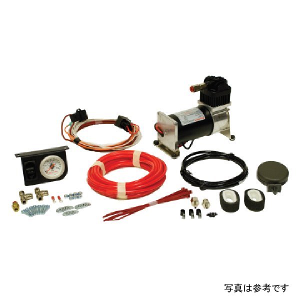 Firestone Air-Rite エアコマンド I ヘビーデューティーエアコンプレッサーシステムシングルアナログゲージ付 WR17602097 FIR2097 WO店