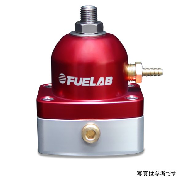 Fuelab 515 EFI 調整可能 FPR 25-90 PSI (2) - 6AN In (1) - 6AN リターン - レッド FLB51502-2 WO店