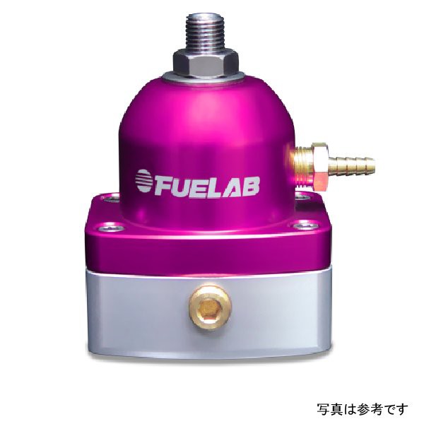 Fuelab 535 EFI Adjustable Mini FPR 25-90 PSI (2) -6AN In (1) -6AN Return - Purple flb53501-4 WO店の通販は