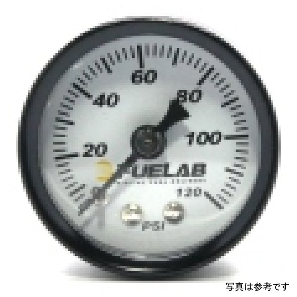 Fuelab 1.5インチ 燃料圧力計 - EFI - 測定範囲 0-120 PSI FLB71501 WO店