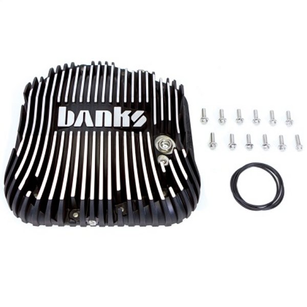 Banks 85-19 フォード F250/ F350 10.25in 12 Bolt ブラック Milled デファレンシャル Cover Kit GBE19252 WO店