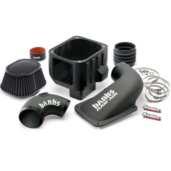Banks Power 07-10 Chevy 6.6L LMM Ram-エアインテークシステム - Dry フィルター GBE42172-D WO店