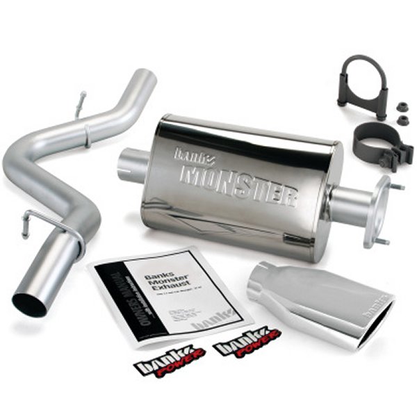 Banks Power 91-95 Jeep 4.0L ラングラー Monster Exhaust System - SS
