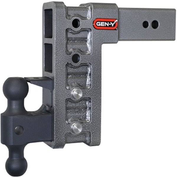 Gen-Y Mega Duty 3in Shank 9in Drop 3.5K TW 32K Hitch w/GH-0161 Dual-Ball/GH-0162 Pintle Lock GENGH-1724 WO店