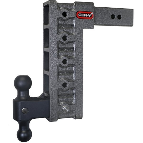 Gen-Y Mega Duty 2.5in Shank 12in Drop 3K TW 21K Hitch w/GH-061