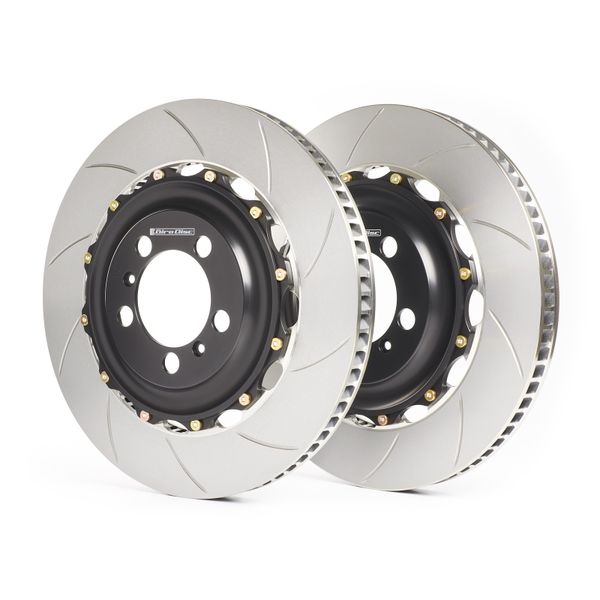 GiroDisc 2013+ Audi S3 (8V) Zinc Plated Slotted Front Rotors girA1-171 WO店