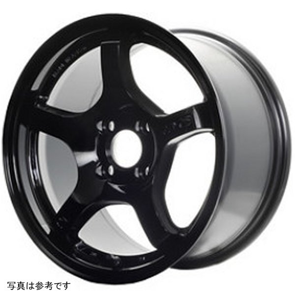 Gram Lights 57CR 19x9.5 +45 5-114.3 Glossy ブラック Wheel GLSWGCR445EGX WO店