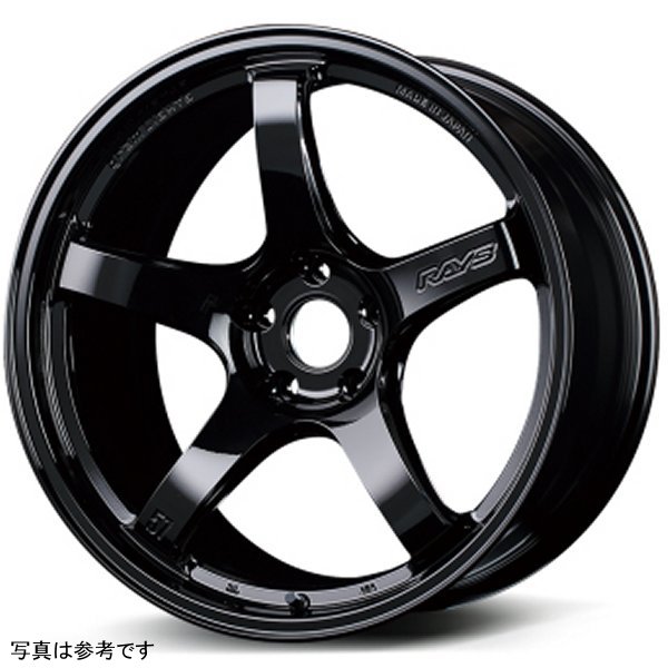 Gram Lights 57CR 18x10.5 +22 5x114.3 グロスブラック Wheel
