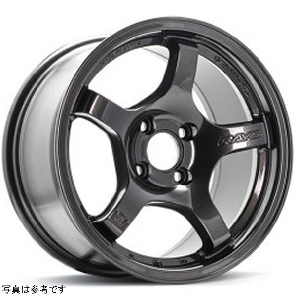Gram ライト 57CR 15x8.0 +28 4-100 Super Dark Gunmetal ホイール GLSWGCRE28AH8 WO店