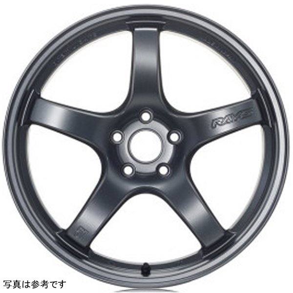 Gram Lights 57CR 18x9.5 +22 5x114.3 Gun Blue 2 Wheel