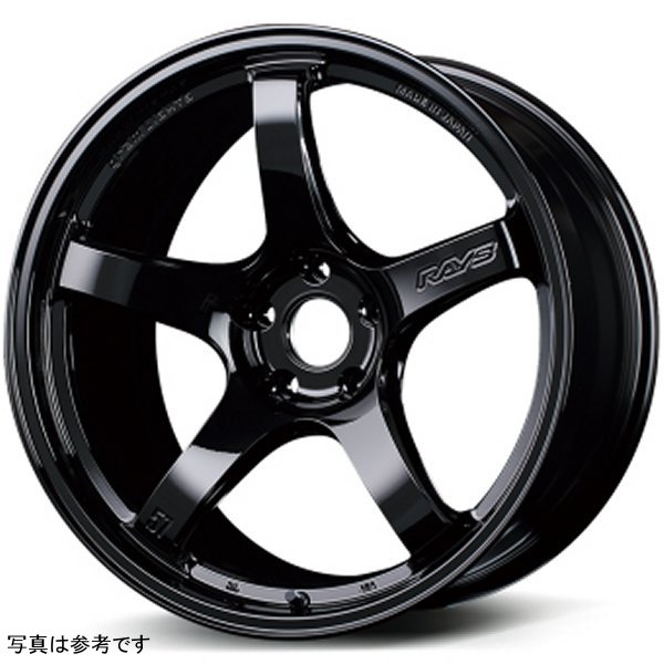 Gram Lights 57CR 18x9.5 +22 5x114.3 グロスブラック Wheel