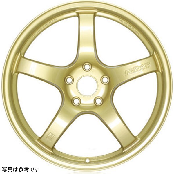Gram ライト 57CR 18x9.5 +38 5x114.3 E8 Gold ホイール (Min Order Qty 20) GLSWGCRX38EEGP WO店