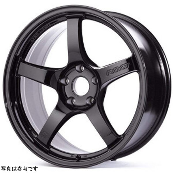 Gram Lights 57CR 18x9.5 +38 5-114.3 Glass ブラック Wheel (Min