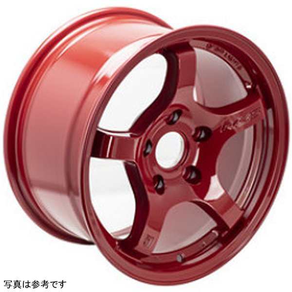 Gram Lights 57CR 18x9.5 +38 5x114.3 Milano Red Wheel GLSWGCRX38EMRP WO店の通販は