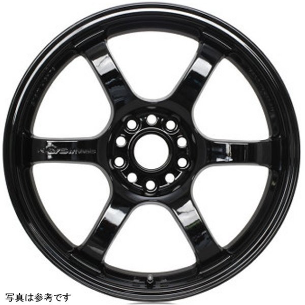 Gram Lights 57DR 17x9.0 +38 5-100 Glossy ブラック Wheel GLSWGIQ38DGX WO店