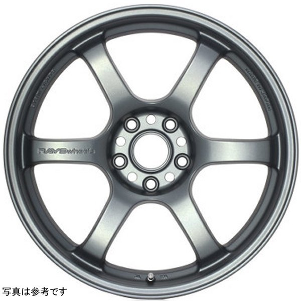 Gram ライト 57DR 18x9.5 +38 5-114.3 Gun ブルー 2 ホイール GLSWGIX38EG2 WO店