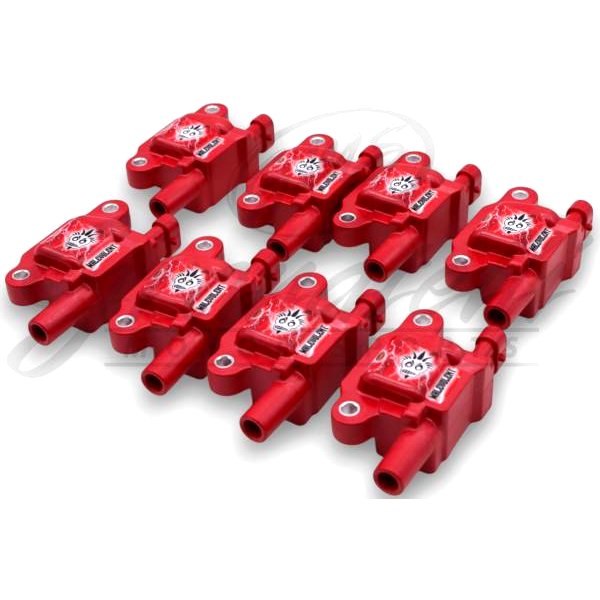 Granatelli 05-17 GM LS LS1/LS2/LS3/LS4/LS5/LS6/LS7/LS9/LSA Malevolent Coil Packs レッド (Set of 8) GMS28-0513-CPRM WO店
