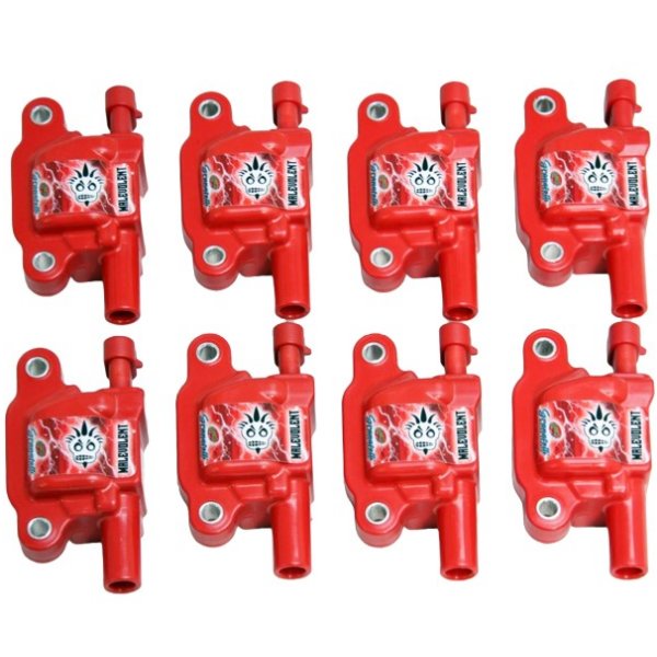 Granatelli 14-23 GM LT Malevolent Coil Packs レッド (Set of 8) GMS28-0514-CPRM WO店の通販は
