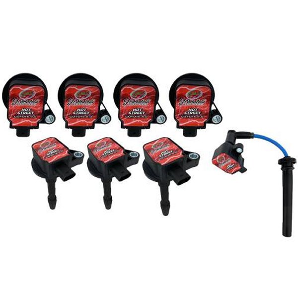 Granatelli 18-23 フォード 5.0L 4V Hot Street Coil-On-Plug Wire Conn Kit w/Coil Packs (50K Volts) GMS28-1818HS WO店