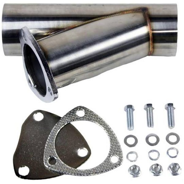 Granatelli 2.5in ステンレススチール Manual Exhaust Cutout GMS306525 WO店