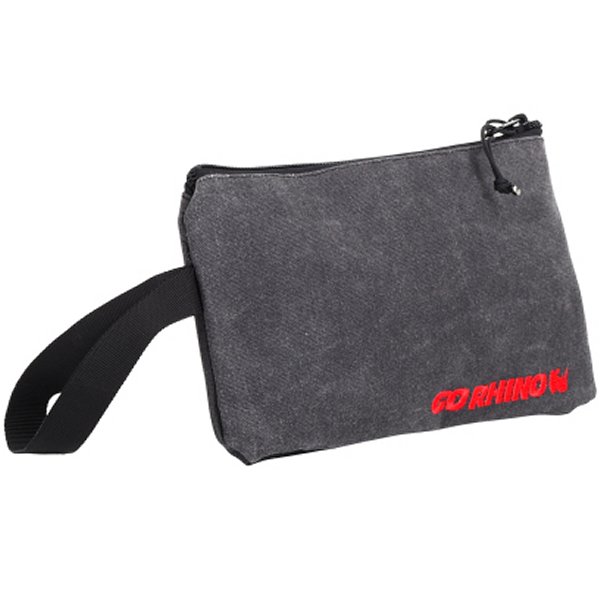 Go Rhino XVenture Gear Zipped Pouch Lサイズ (12in. Wide Pocket / 6.5in. Hand Strap) Canvas ブラック GORXG1090-01 WO店