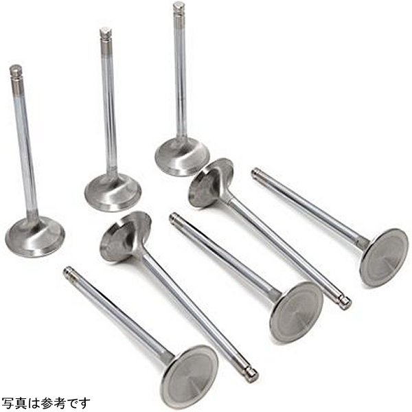 GSC P-D ニッサン VR30DDTT 28.5mm Head STD 97.5mm Long Exhaust Valve - Set of 12 GSC2241-12 WO店
