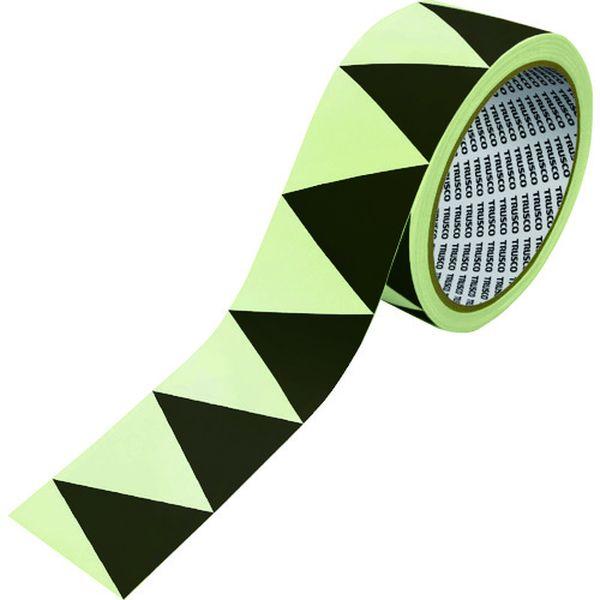 GZCLT5010YB  トラスコ中山(株) TRUSCO 高輝度蓄光ギザギザラインテープ 50x10m GZCLT-5010YB WO店の通販は