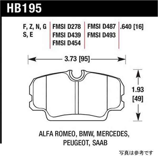 Hawk 84-4/91 BMW 325 (E30) ブルー 9012 Race フロントブレーキパッド