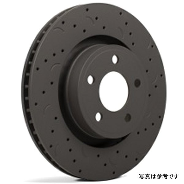 Hawk Talon 2007 アウディ Q7 Iron Disc Drilled and Slotted リヤ