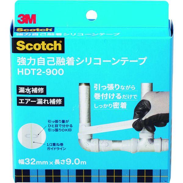 HDT2900 スリーエム 3M 強力自己融着シリコーンテープ HDT2 32mmX9.0m HDT2-900 WO店 8,523円