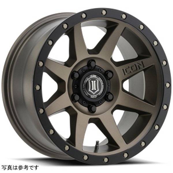 ICON Rebound 17x8.5 6x135 6mm オフセット 5in BS 87.1mm Bore Bronze ホイール ICO1817856350BR WO店