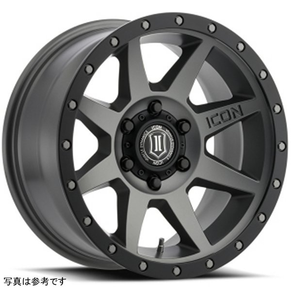 ICON Rebound 17x8.5 6x135 6mm オフセット 5in BS 87.1mm Bore Titanium ホイール ICO1817856350TT WO店