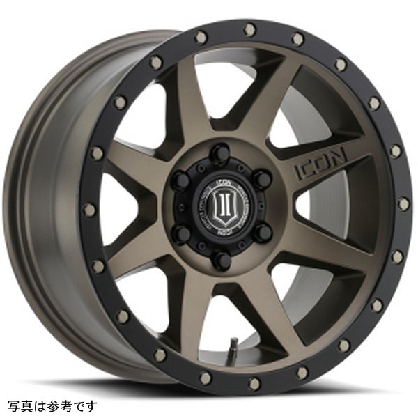 ICON Rebound 17x8.5 5x5 -6mm オフセット 4.5in BS 71.5mm Bore Bronze ホイール ICO1817857345BR WO店