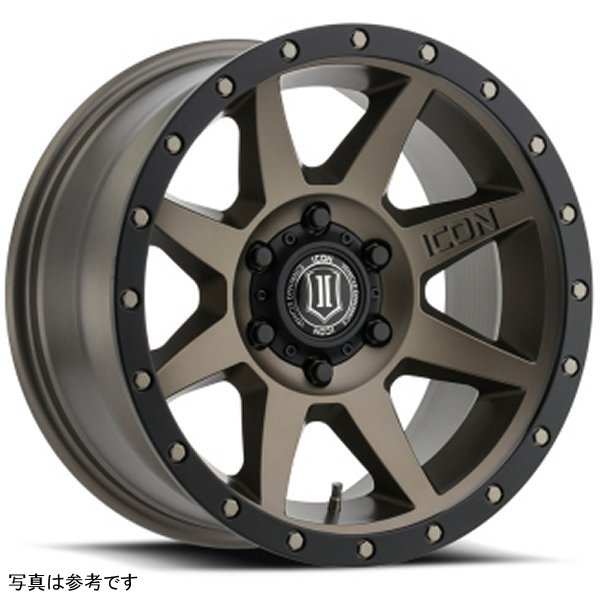 ICON Rebound 17x8.5 6x5.5 0mm オフセット 4.75in BS 106.1mm Bore Bronze ホイール ICO1817858347BR WO店